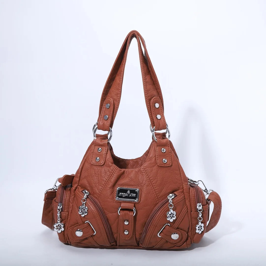 Multi-Pocket PU Leather Crossbody Bag – Shop at OWNLUXE