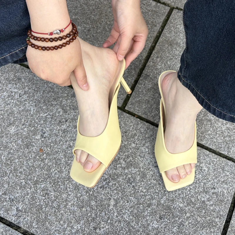 Women's Leather Open-Toe Sandals – Shop at OWNLUXE