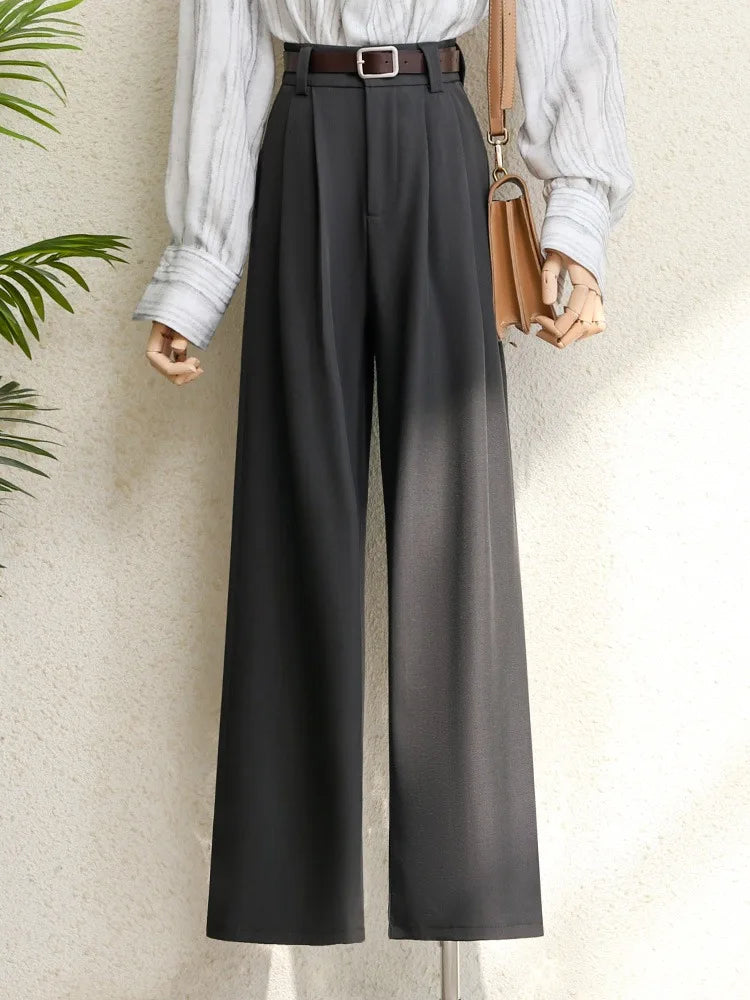 High-Waist Wide-Leg Pocket Pants | OWNLUXE