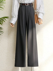 High-Waist Wide-Leg Pocket Pants | OWNLUXE