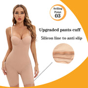 Medium Control Underwire Bodysuit Shaper with Cups