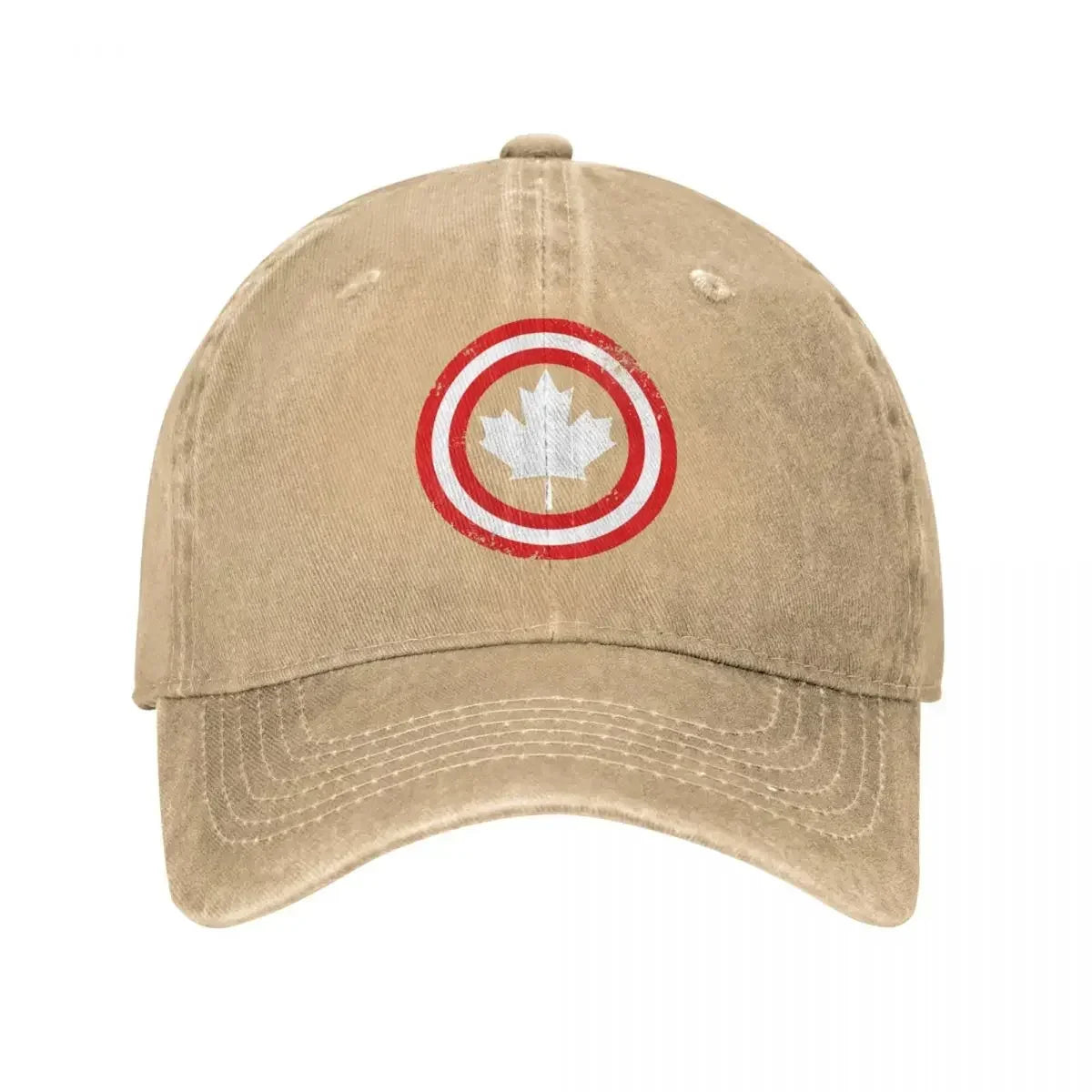 Canada Leaf Vintage Baseball Cap — Distressed Denim Sun Hat | OWNLUXE