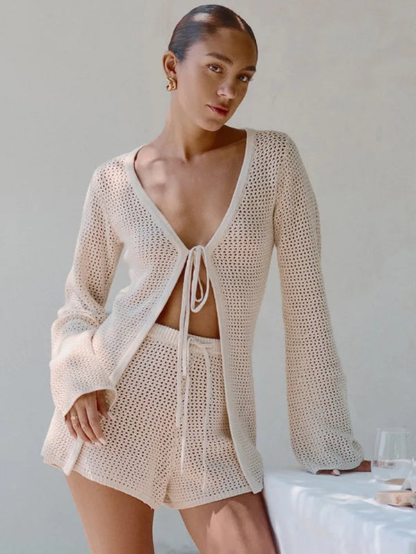 Women's High-Waist Two-Piece Swim Cover-Up | OWNLUXE