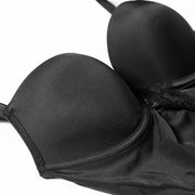 Lace Shapewear Bodysuit with Built-In Bra - Firm Control Body Shaper