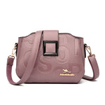 Load image into Gallery viewer, New High Quality Letters Leather Luxury Handbags Women Small Designer Shoulder Bags Women Fashion Simple Ladies Crossbody Bags
