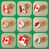 Canada Canadian Map Flag National Emblem Brooches Badges | OWNLUXE