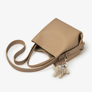 Spacious Genuine Leather Bucket Bag | OWNLUXE