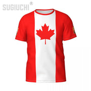 Canada Flag Emblem 3D T-Shirt – Soccer & Football Fan Gift for Men & Women