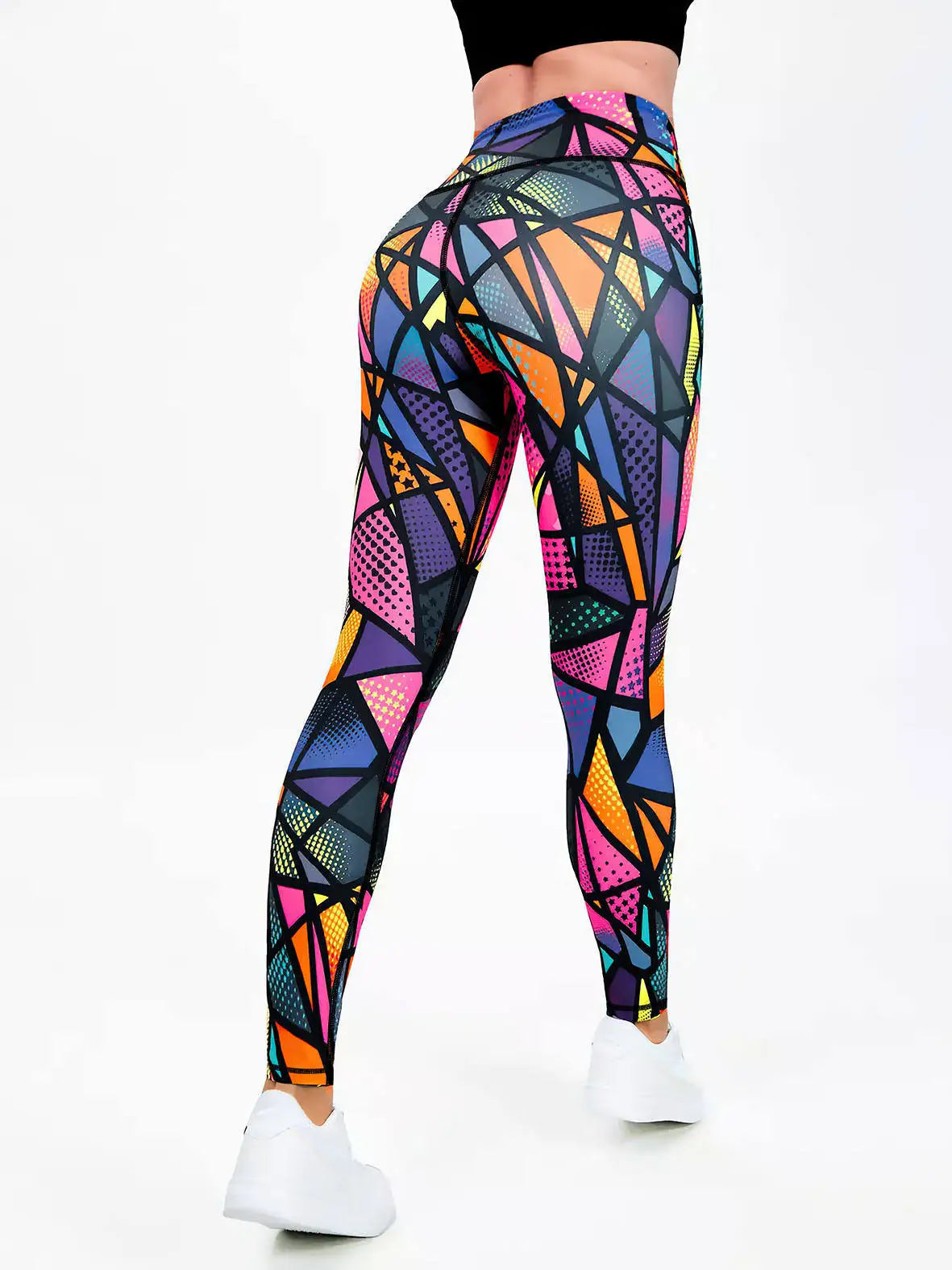 Seamless High-waisted Nude Felling Printed Pants Women's | OWNLUXE