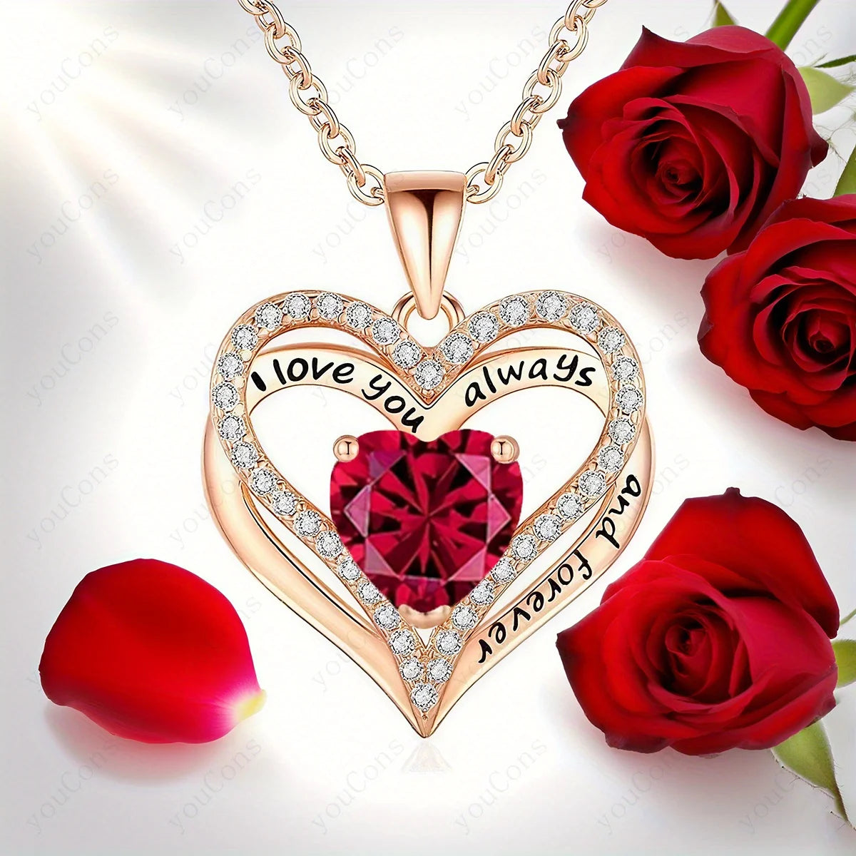 Red Heart Necklace Pendant | OWNLUXE