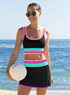 Women's High-Waist Three-Piece Swim Cover-Up | OWNLUXE