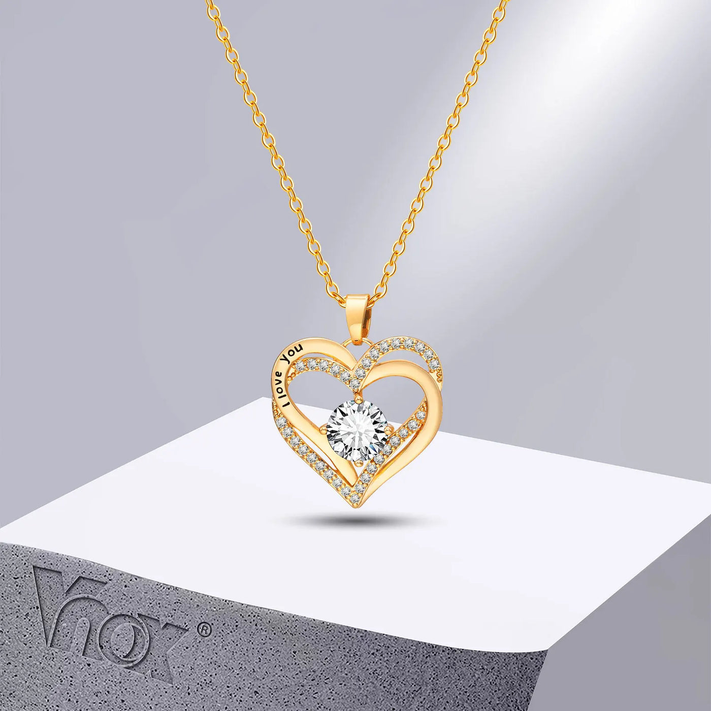 Heart Necklace – "I Love You" Pendant | OWNLUXE