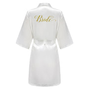 Satin Bridal Robe – Bridesmaid & Wedding Party Bathrobe | OWNLUXE