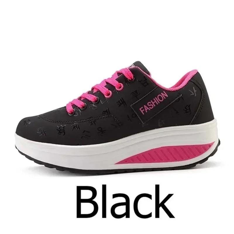 Women Outdoor Thick Bottom Swinging Casual Shoes Fashion | OWNLUXE