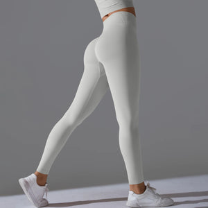 Women's High-Waisted Seamless Ankle-Length Booty Lifting Leggings