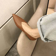 Women's Leather Flats (Beige) – Shop at OWNLUXE