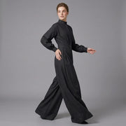 High-Waist Relaxed-Fit Jumpsuit | OWNLUXE
