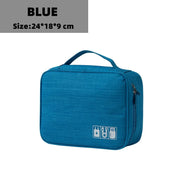 Travel Cosmetic Makeup Bag – Compact Polyester Toiletry Case