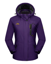 Women's Windproof Fleece-Lined Winter Jacket