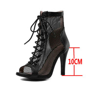 Women's Mesh Plus Size Heels | OWNLUXE