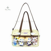 Spacious Lace Transparent Display Ita Bag – Shop at OWNLUXE