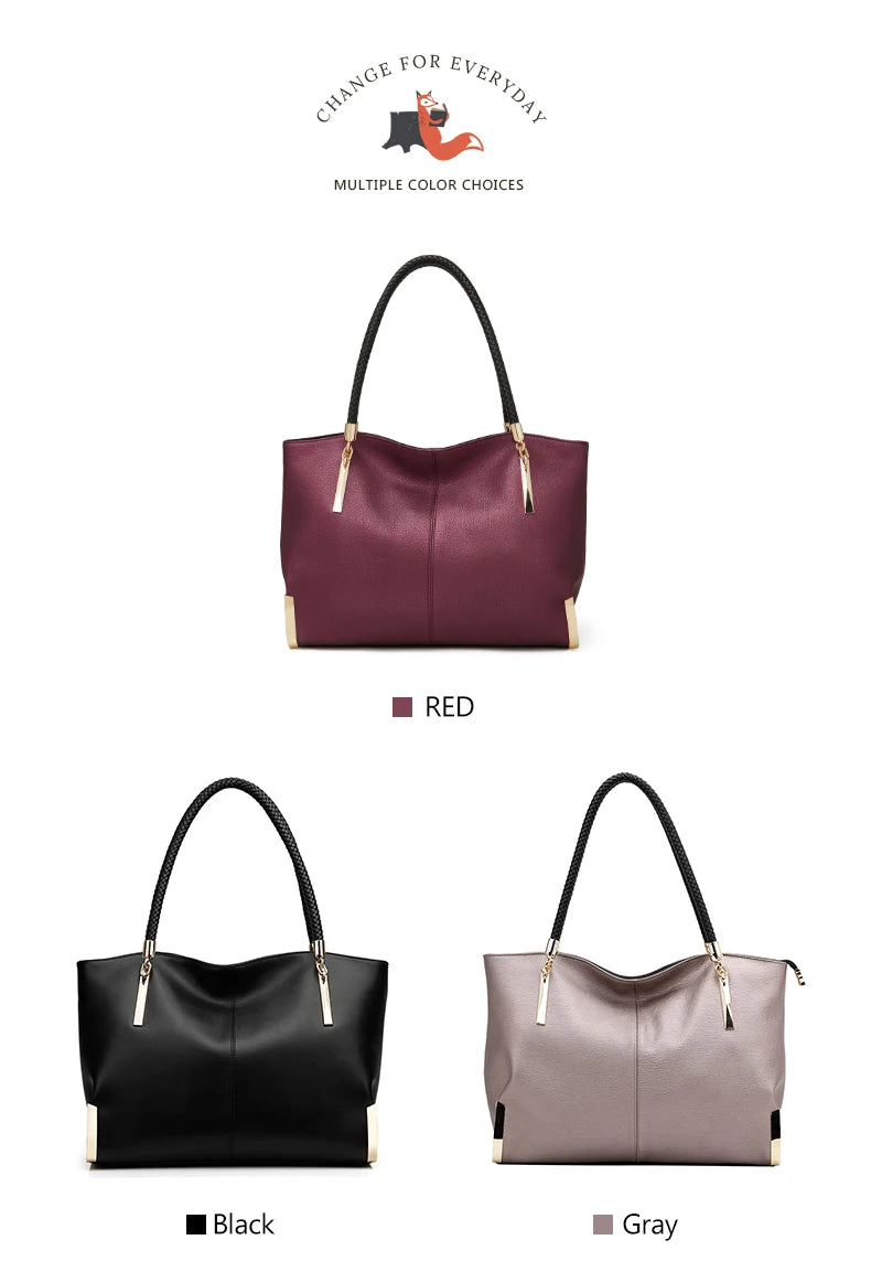 Designer Luxury Large Capacity Zipper Top-Handle Bags