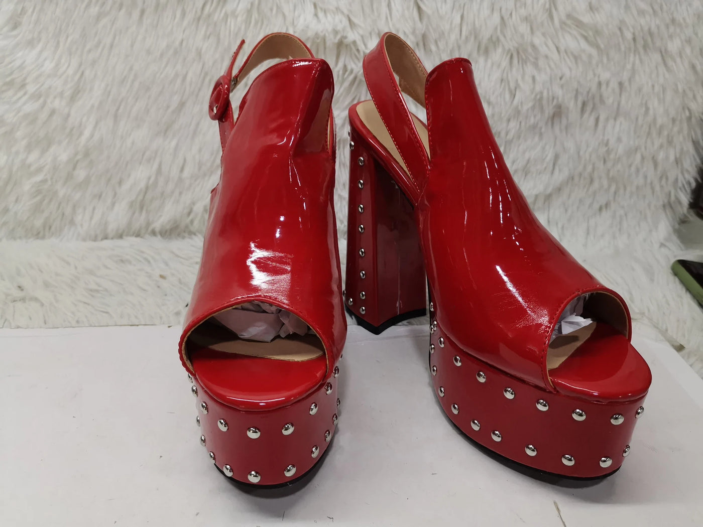 Women's Platform Leather Heels – Shop at OWNLUXE