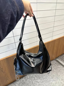Women's PU Leather Shoulder Bag – Casual & Stylish Tote