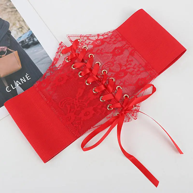 Embroidered Lace Corset | OWNLUXE