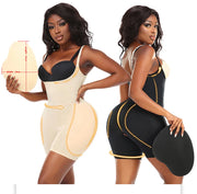 Butt Lifting Hourglass Shapewear Bodysuit with Hip Pads