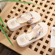 Women’s Wedge Cork Slide Slippers – Lightweight Summer Lift