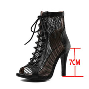 Women's Mesh Plus Size Heels | OWNLUXE