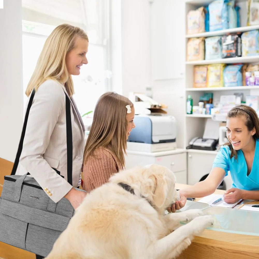 Foldable Pet Travel Carrier – Breathable Soft-Sided Cat & Dog Bag