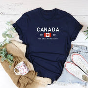 Canadian Flag T-Shirt – Unisex Great White North Graphic Tee | OWNLUXE