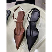 Women's Pointed Toe Low Heel Pumps – Shop at OWNLUXE