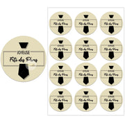 Happy Father's Day Decor Sticker Labels Bonne Fête Des | OWNLUXE