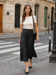 Women's Midi Vintage Skirt | OWNLUXE