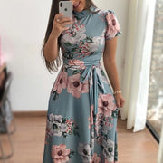 Women's Long Sleeve Round Neck Dress | OWNLUXE