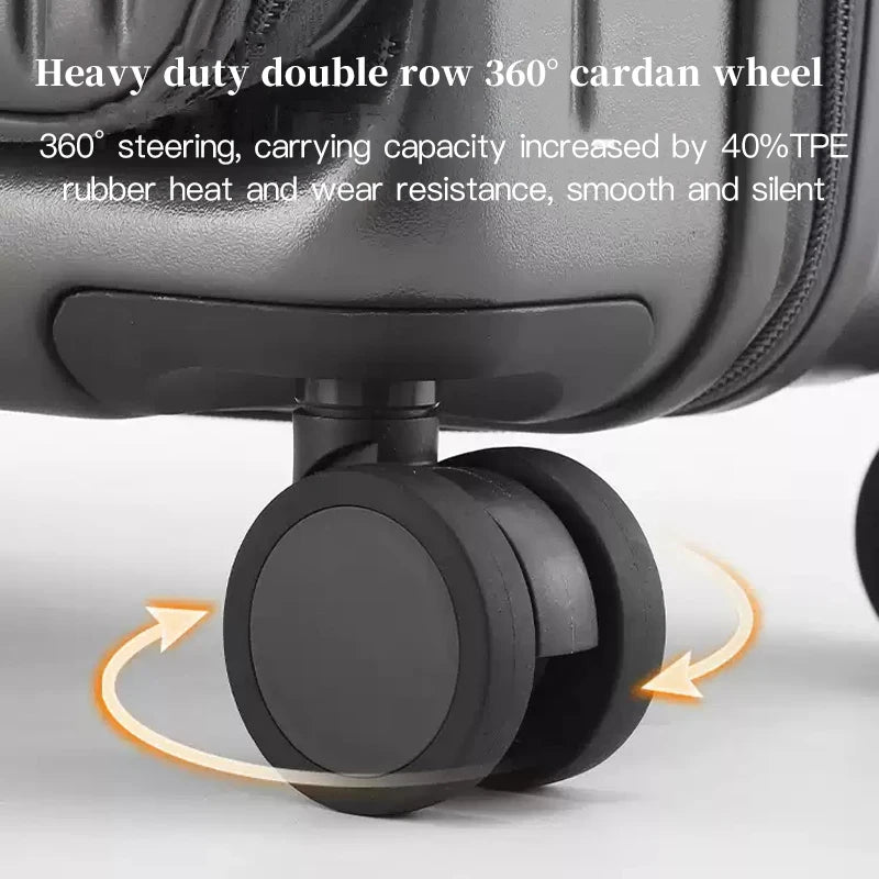 Hard Shell Spinner Luggage - PC+ABS with TSA Lock & 360° Wheels