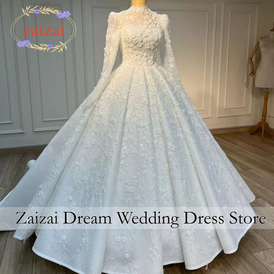 Floral Customized Wedding Dress | OWNLUXE