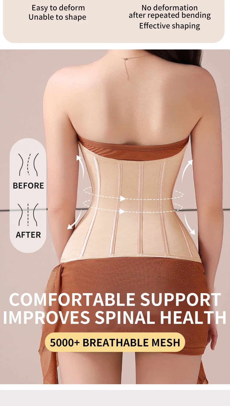 Firm Control Waist Cincher Corset – Underwire Shaping