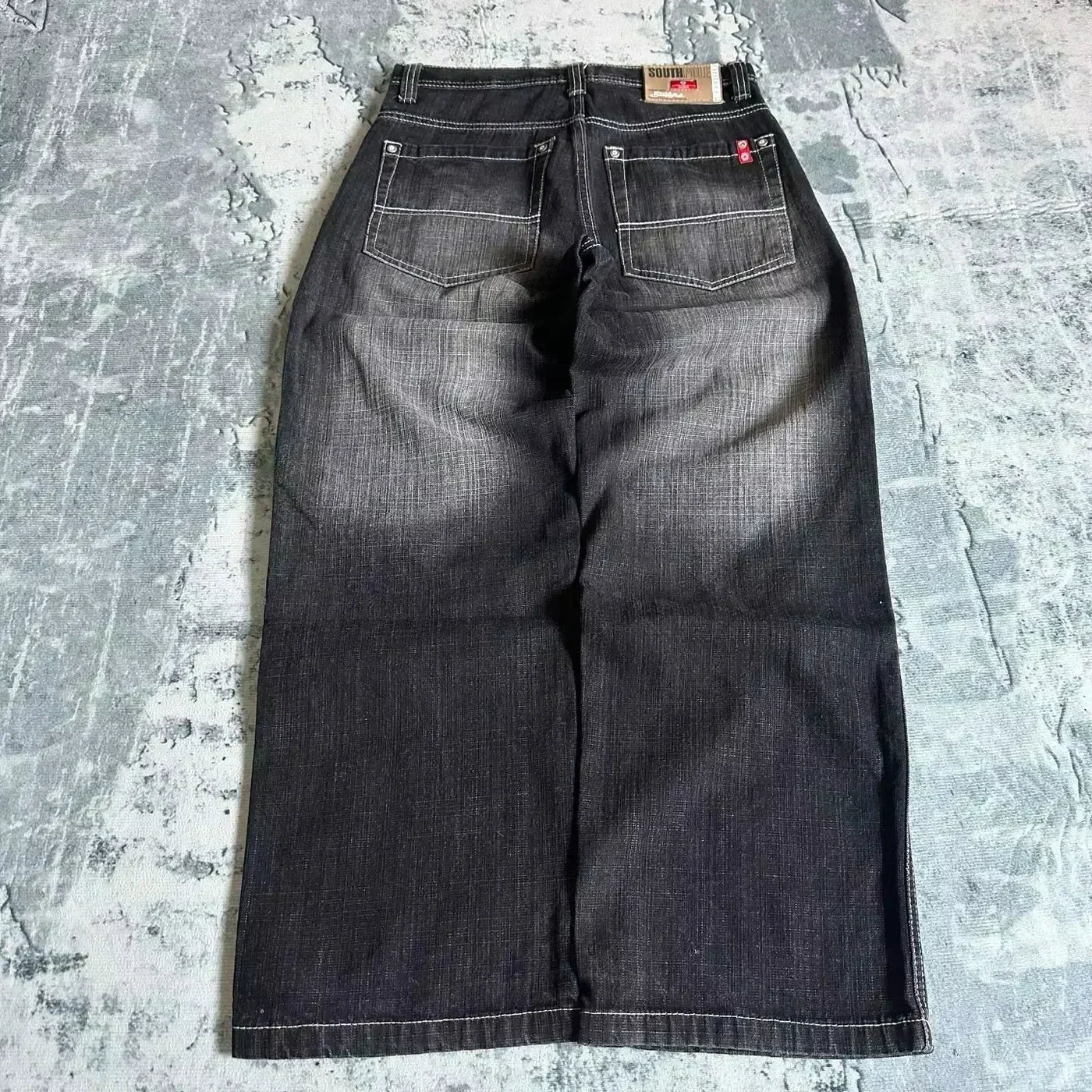 2026 American Trend Straight Jeans - Hip Hop Wide Leg Unisex