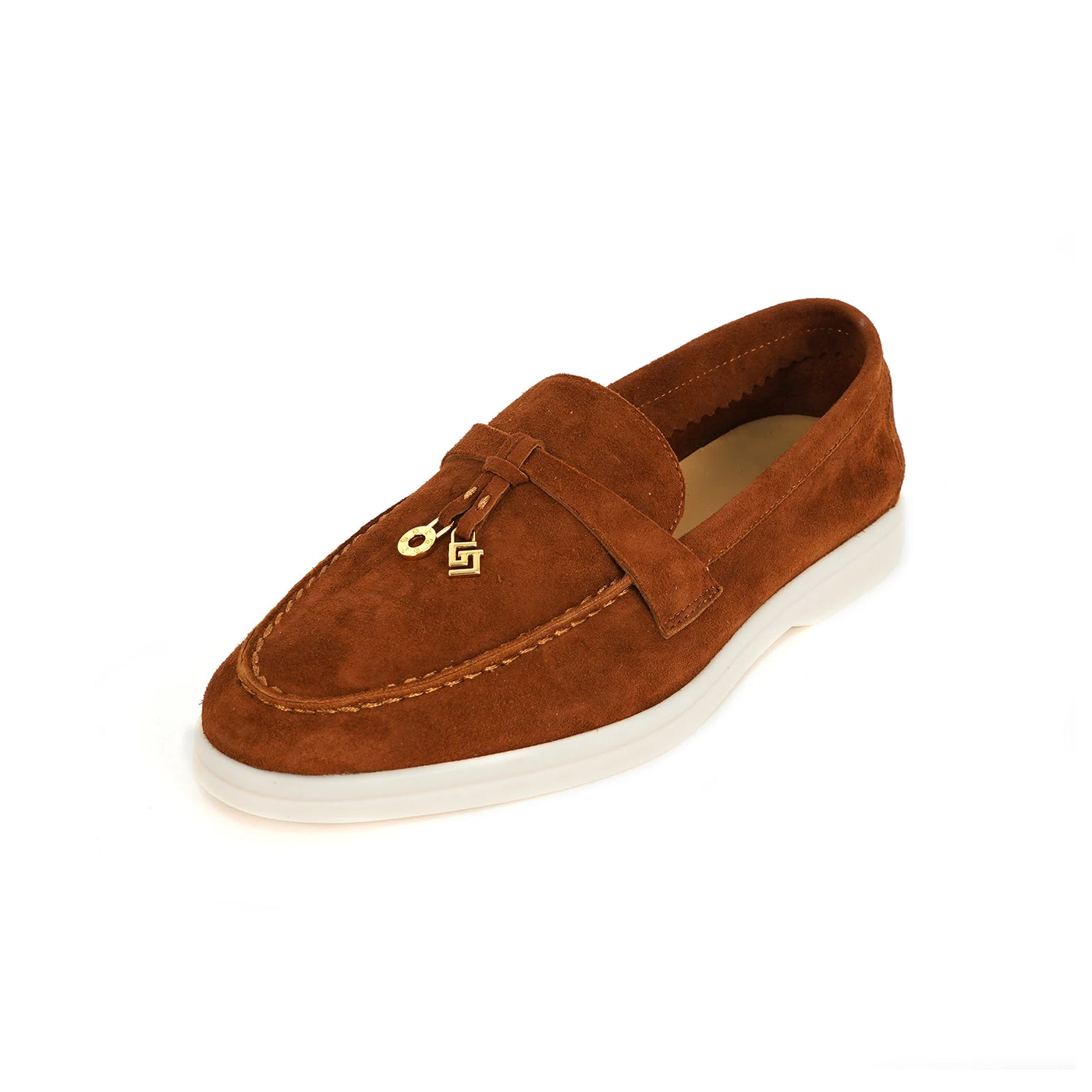 Women's Loafers (Brown & Red) | OWNLUXE