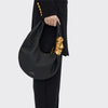 Genuine Leather Structured Shoulder Bag | OWNLUXE