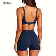 Push-Up High-Waist Sports Bra & Shorts Set – Shop at OWNLUXE