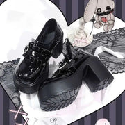 Platform Leather Pumps | OWNLUXE