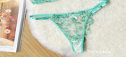 Soutien-Gorge Brodé Dentelle Femme Ultra Mince Transparent Sans Rembourrage Armature Push Up Doux Lingerie Séduisante 32-38