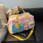 Load image into Gallery viewer, 👜 Oxford Travel Duffle Bag | Sac de voyage en toile Oxford
