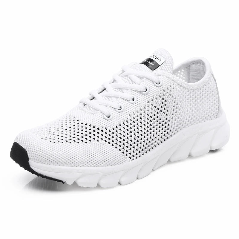Breathable Mesh Running Shoes for Women – Lightweight Stability Trainer Chaussures de course en maille respirante pour femmes – Stabilité légère