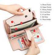 Split Leather Long Wallet | OWNLUXE